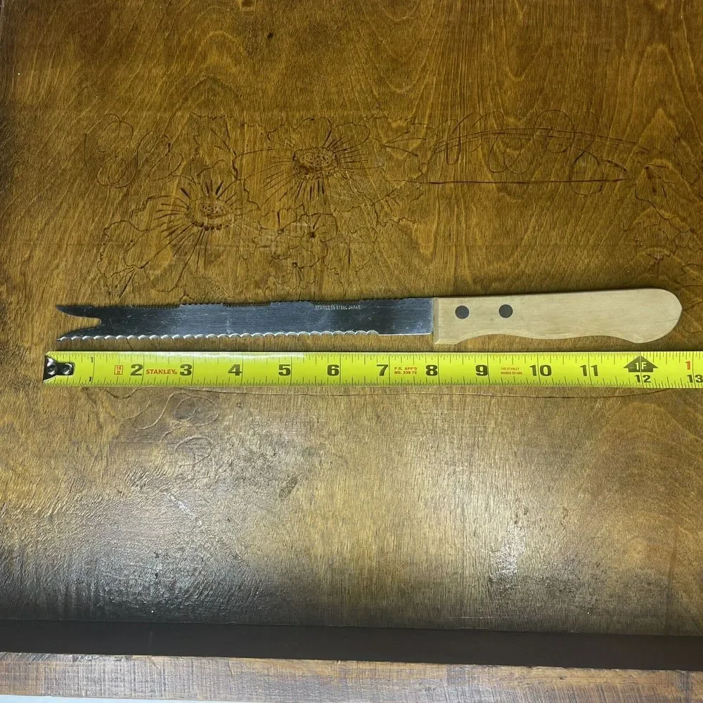 Vintage Stainless Steel Japan Bread Knife‎ 13